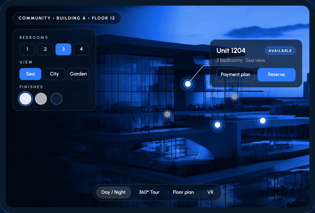 Ultrascape configurator interface