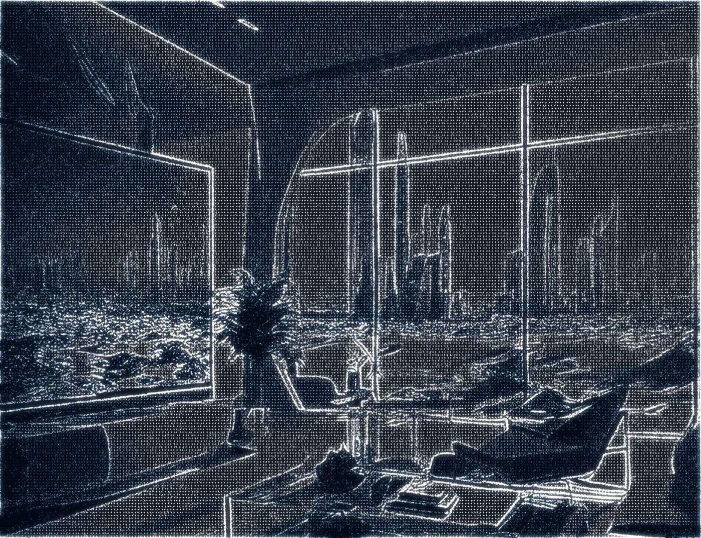 LiDAR point cloud of the same room